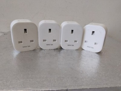Amazon Basics Einzelsteckdose Innen WLAN Smart Plug funktioniert nur mit Alexa - 4 Stück