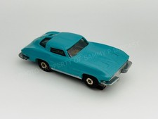 Aurora Thunderjet Tjet '63 CORVETTE - Turquoise HO Slot Car 1356