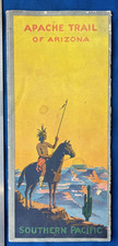 Vintage 1920's SOUTHERN PACIFIC Apache Trail of Arizona Brochure Booklet