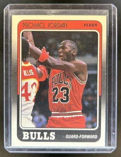 1988-89 Fleer Michael Jordan #17 Bulls