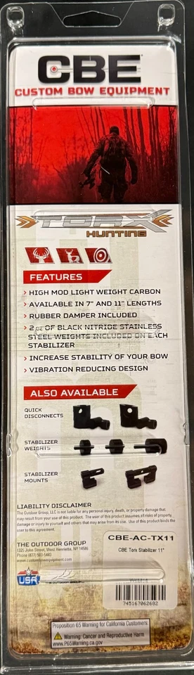 CBE Torx Stabilizer 11 inch Carbon Stabilizer New - Image 2 of 2