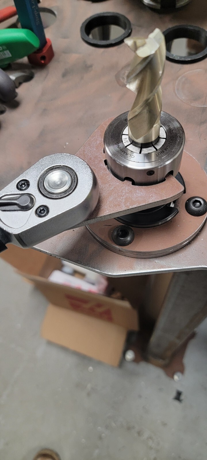 Er32 Torque Wrench Adapter Collet Mill half circle eBay