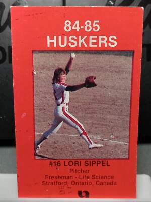 1984-85 Coca Cola/Lincoln Police #30 Lori Sippel Nebraska Cornhuskers