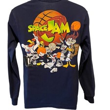 Space Jam Bugs Bunny Vintage Long Sleeve Size S 34-36