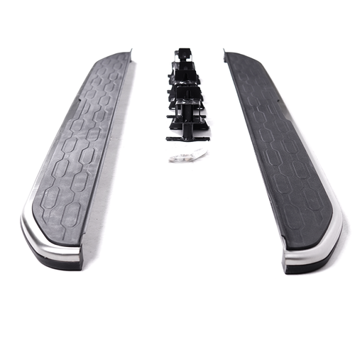 FOR LAND ROVER DISCOVERY SPORT SIDE STEPS RUNNING BOARDS BLACK/SILVER (OE Style) - Picture 7 of 12