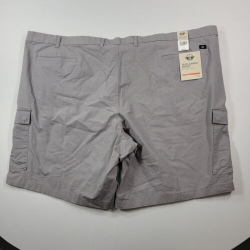 Dockers Tech Cargo Shorts Mens 58 Big & Tall Foil Grey Straight Fit $60 NEW - Picture 3 of 6