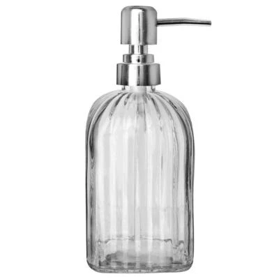 Récipient en verre pour savon ou liquide vaisselle distributeur de savon liquide - Photo 1/2