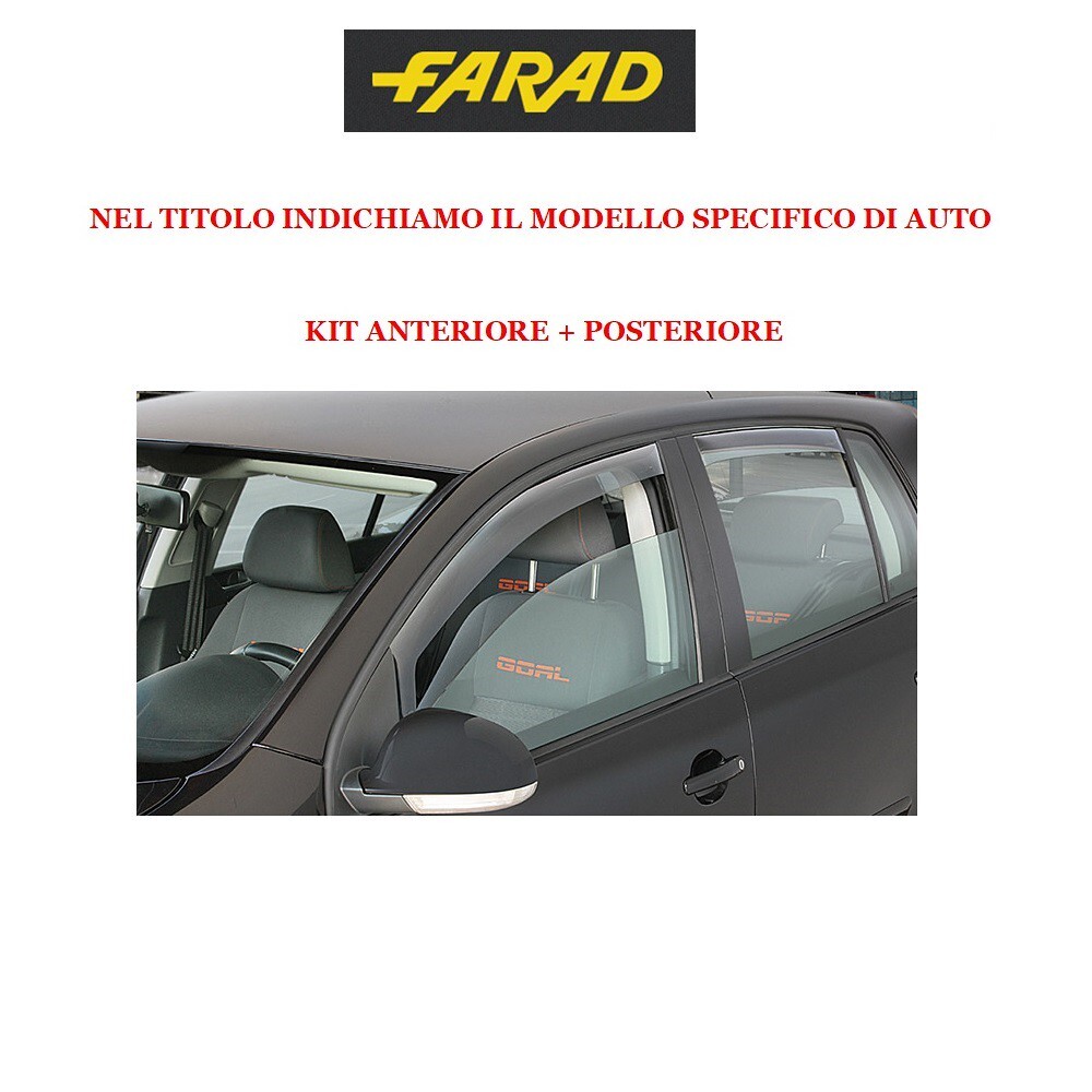 Deflettori Aria Luxury Farad 16.096 per Nuova Seat Leon 2020+ - 2