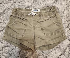 Old Navy Size S 6-7 Girl s Green elastic waist shorts C60
