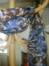 Long Scarf in floral Liberty Varuna Wool & FREE GIFT OF LIBERTY LAVENDER PILLOW