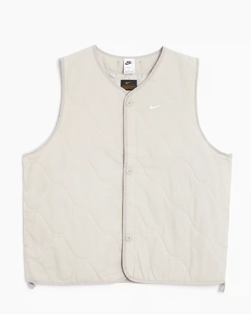 Nike Men's Woven Insulated Therma-Fit Over-Sized Military Vest XL Bone NWT
