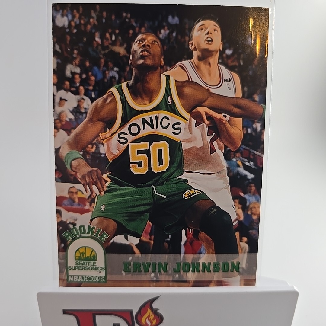 1993-94 NBA Hoops - #409 Ervin Johnson (RC) Seattle Supersonics | eBay
