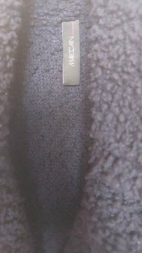 MARC CAIN Strick-Mantel Kurzmantel Teddy-Optik, N4, Gr. 40/42 nachtblau - Bild 4 von 7