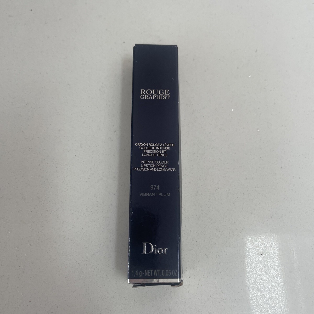 リップグロス Dior ROUGE GRAPHIST 974 VIBRANT PLUM Dior Rouge Graphist Lipstick Pencil In 974 Vibrant Plum - 1.4g | eBay