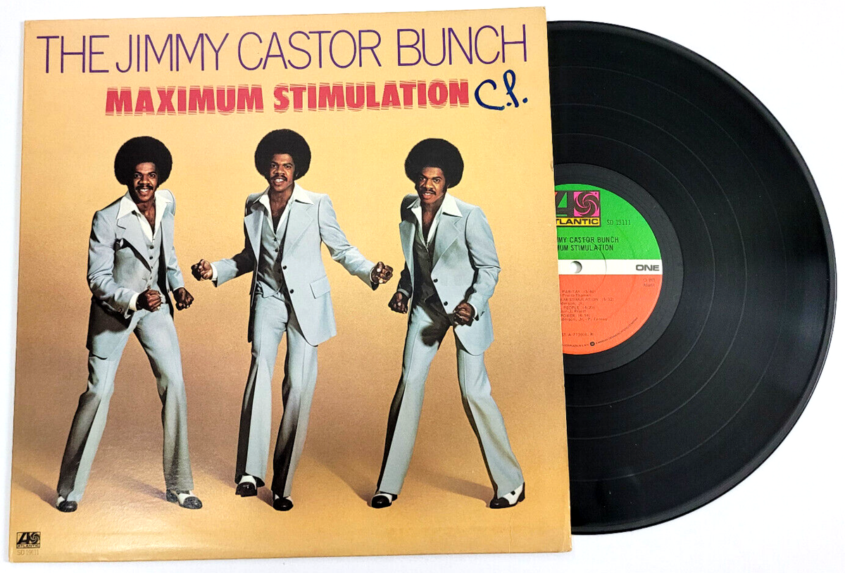 ライムスター、THE JIMMY CASTOR BUNCH レコード2枚セット THE JIMMY CASTOR BUNCH - MAXIMUM STIMULATION - SOUL LP / ATLANTIC