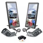 10.36" Monitor R L Side Electronic Rear View Mirror Camera For Side Blind Areas