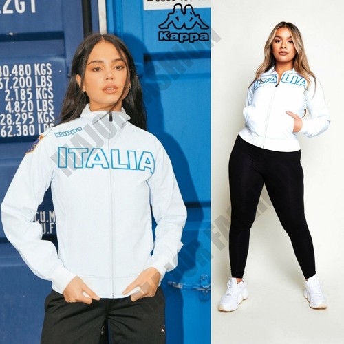 Ladies Womens Kappa Italia White Jacket 