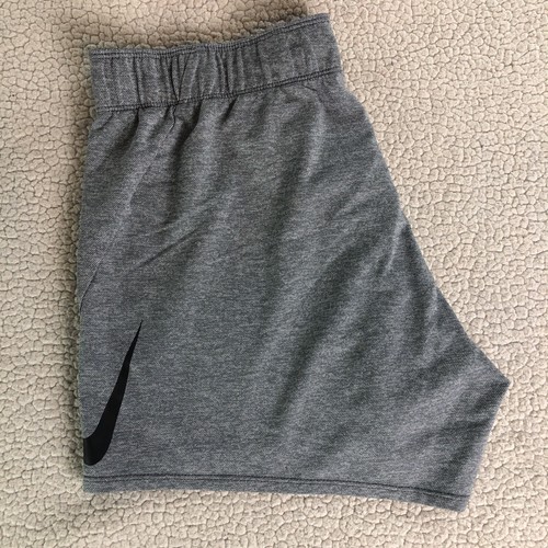 Nike Pantaloncini Donna Attack Heathered Grigio Swoosh 933685 065 Taglia S - Foto 11 di 11