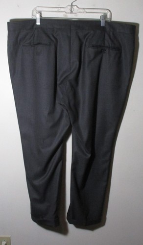 48R LANDS'END Gray Wool 2 Pc Suit Size 48R, 46X28 - Picture 11 of 13
