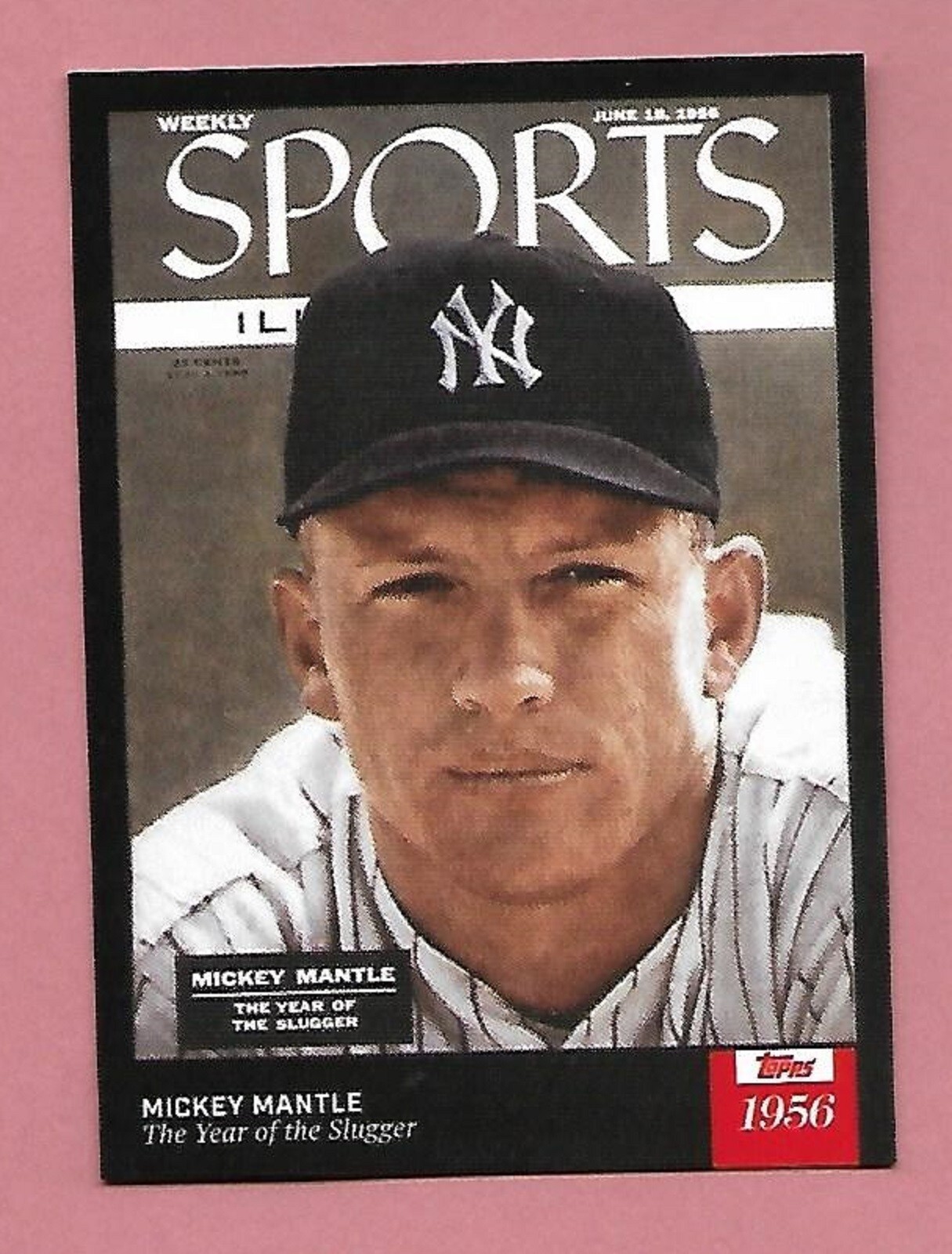 Mickey Mantle 2021 Topps X Sports Illustrated Yankees #7 FREE SHIPPING