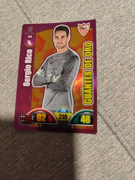 Cromo Card GUANTES DE ORO Panini Adrenalyn XL La Liga 2017 2018 17 18