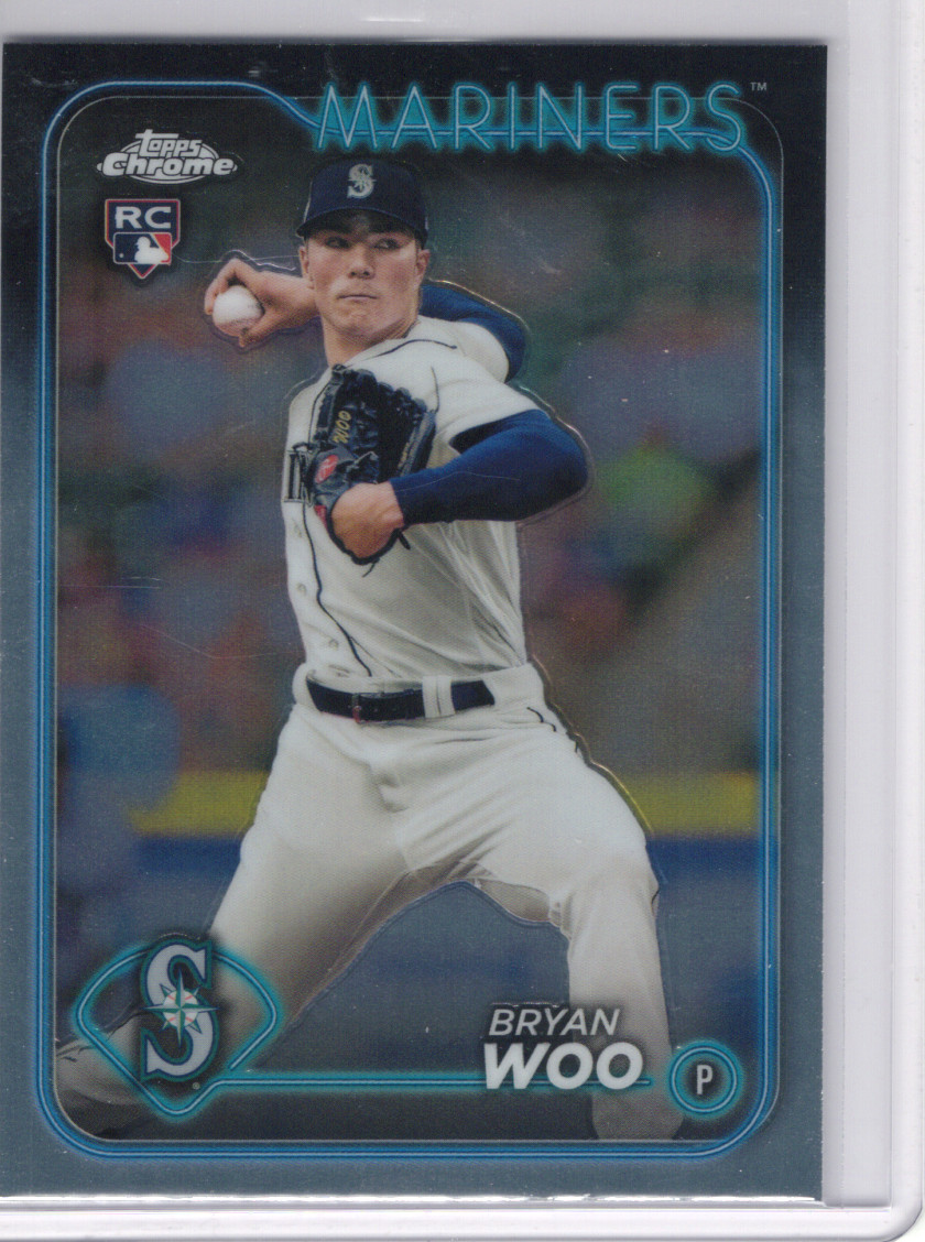 Bryan Woo 2024 Topps Chrome RC #172 Seattle Mariners