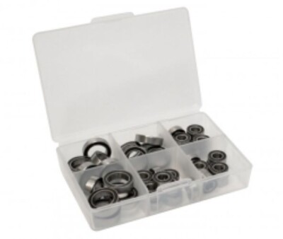 AB41BBZ Boom Racing Full Ball Bearings Set Rubber Sealed for RC10 B4.1