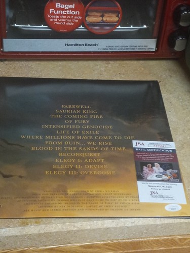 Shadow Of Intent Rock Band METAL Signed Elegy New Vinyl RECORD JSA AT85812 - Imagen 6 de 7