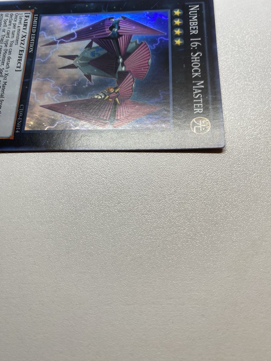 Yu-Gi-Oh! Number 16: Shock Master Limited Edition Super Rare CT09