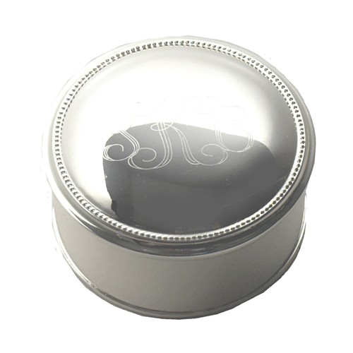 Personalisierte Silber Schmuckschatulle - Schmuckaufbewahrungsbox mit individueller Gravur - Blumenmädchen - Bild 5 von 7