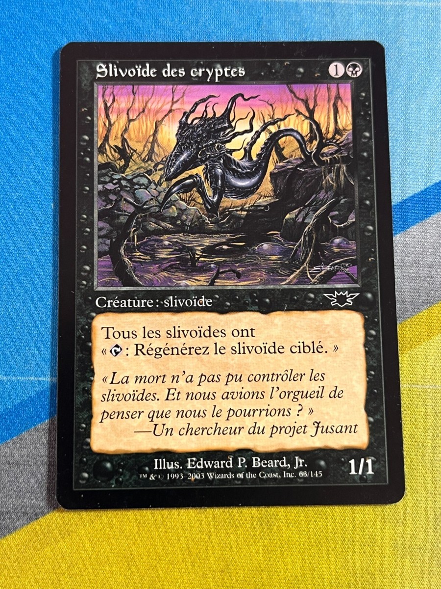 french mtg cards Magic the Gathering MTG Legions CRYPT SLIVER French