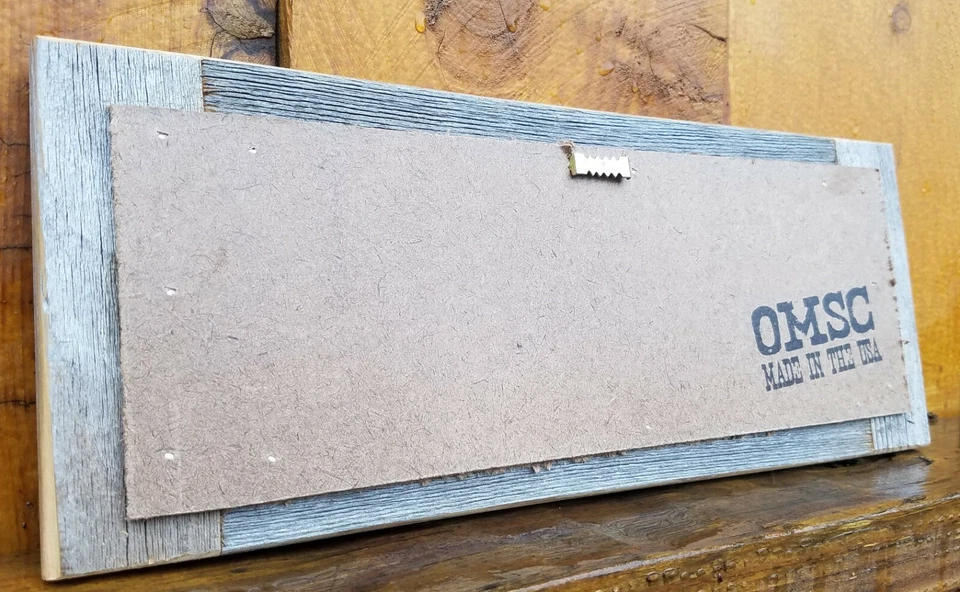 Letrero de calle con marco de madera recuperada para piscina ENVÍO GRATUITO Foto 2 de 2