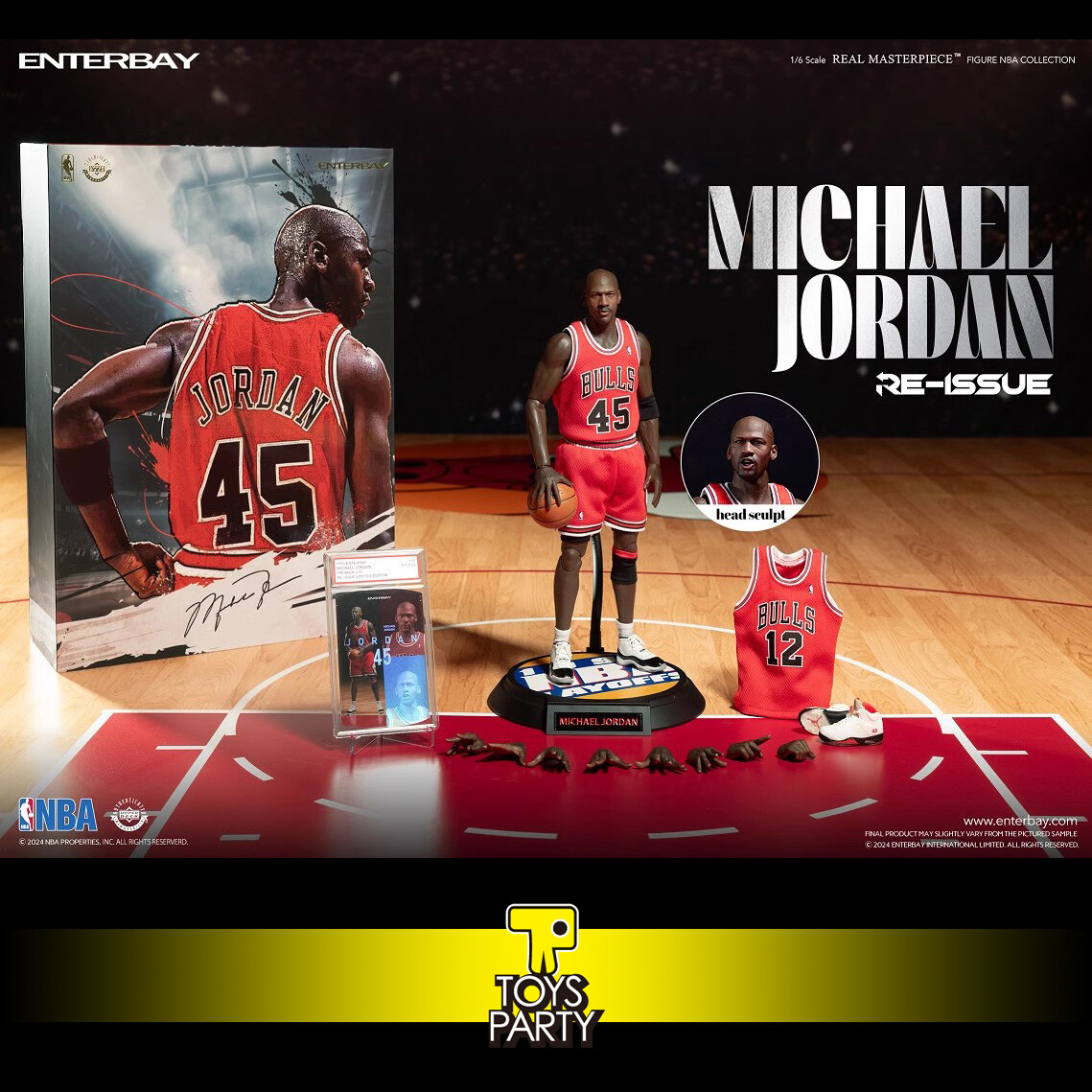 ENTERBAY RM-1053 マイケル ジョーダン Jordan NBA Original ENTERBAY EB 1/6 Bulls Michael Jordan 45 RM-1053 Action