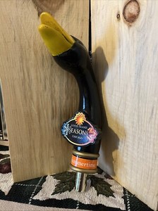 Goose Island Beer Tapper Handle Black Seasonal Summertime Chicago - 10 1/2”