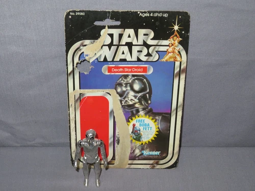 Star Wars 1977 "DEATH STAR DROID" 100% complete w/ 20 Back Card Boba Fett Offer