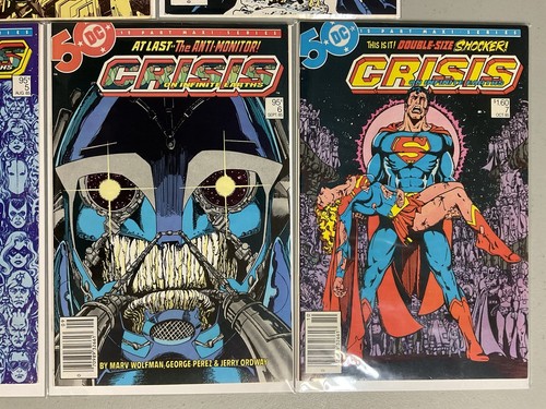 🔥DC Keys🔥Crisis Infinite Earths #1 2 3 4 5 6 7 NS CPV (1985)🔥VF+(8.0-9.0)🔥 - Picture 5 of 5