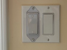 Light Switch Cover Guard Lock-Rocker Switch Pack of 12 Clear 