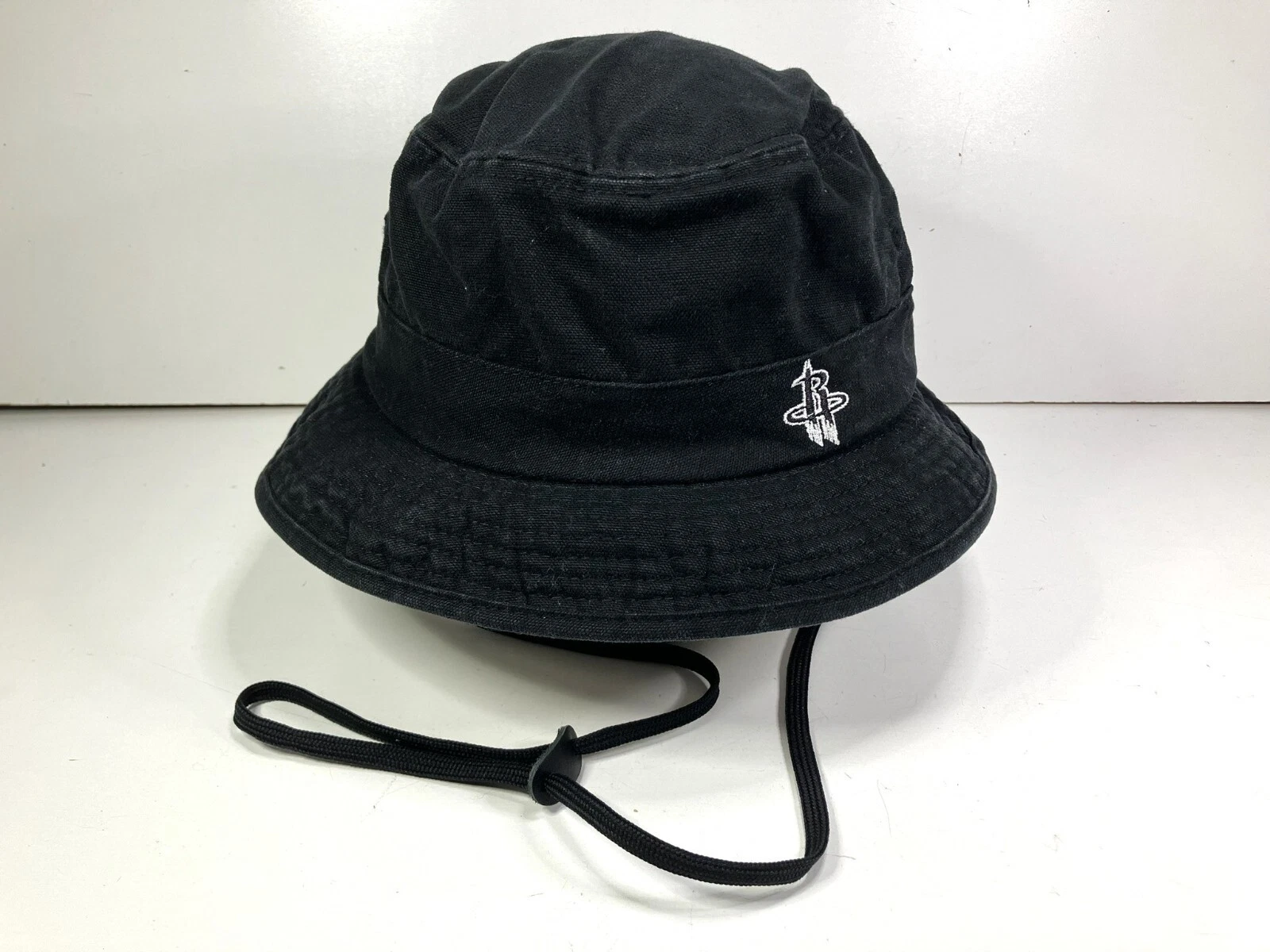 Adidas HOUSTON ROCKETS Black/White NBA BASKETBALL BUCKET HAT Summer Fan Cap S/M