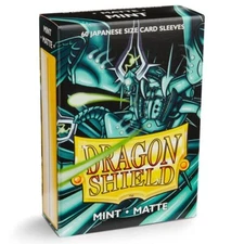 Dragon Shields Matte Mint Japanese/Small Standard Protector Card Sleeves
