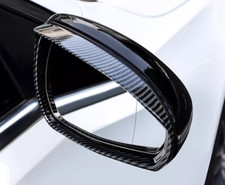Rain Guard Mirror Side Carbon Fiber Cover Trim For 2020-2023 Mercedes-Benz GLB