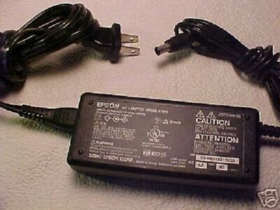 24v 24 volt Epson adapter cord - Perfection scanner 3490 power cable wall plug