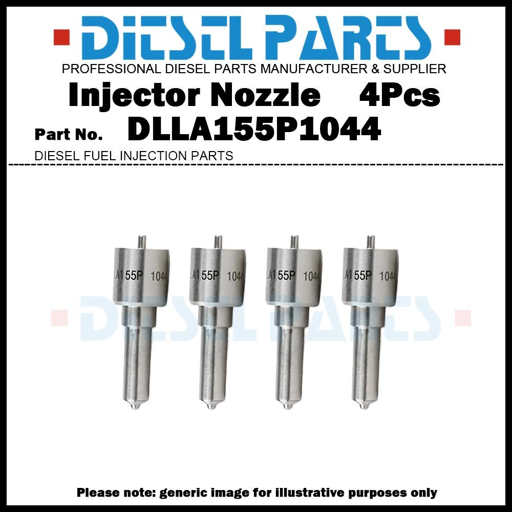 4x Diesel Injector Nozzle DLLA155P1044 for TOYOTA N04C 23670-E0091