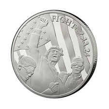 Trump Fight! "TRUMP SURVIVES" Coin Limited Edition 1 oz .999 Fine Silver Round 15.63 per troy oz
