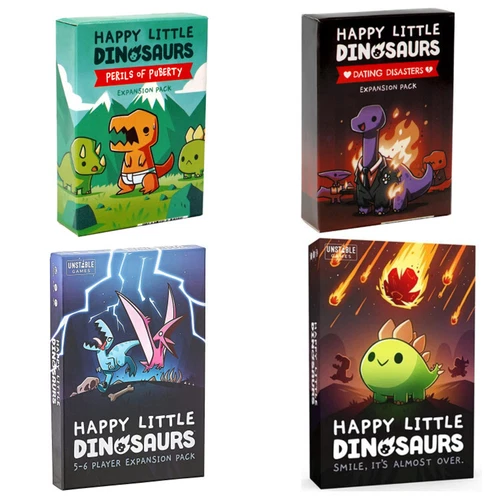 Happy Little Dinosaurs Base Game & Deck Cards Game Board Game Family Game - Picture 20 of 28