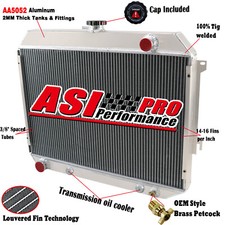 3 Row Aluminum Radiator For 1970-1972 Dodge Charger Coronet /Plymouth Satellite