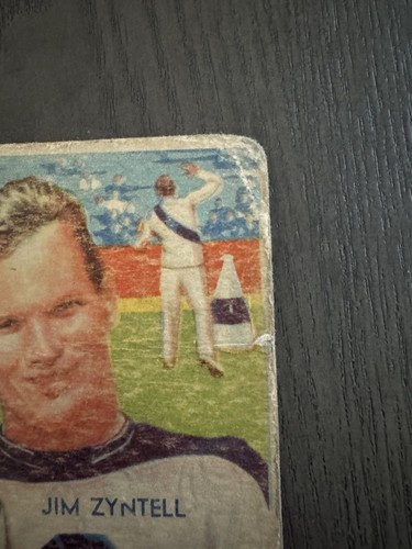 1935 National Chicle #8 JIM ZYNTELL Philadelphia Eagles Rookie RC (Read) - Picture 6 of 7