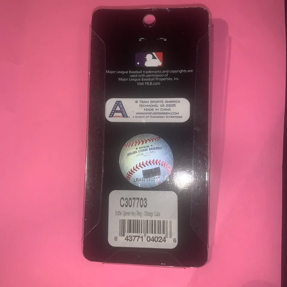 Chicago Cubs Baseball Team Keychain Key Chain Bottle Opener MLB Souvenir New - Image 2 of 2