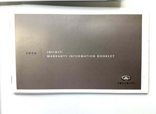 2006 Infiniti M45 / M35 Owners Manual & Navigation w/ Case - Picture 8 of 12