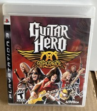 GREAT SHAPE Guitar Hero: Aerosmith Sony PlayStation 3 PS3 Complete w/ Manual