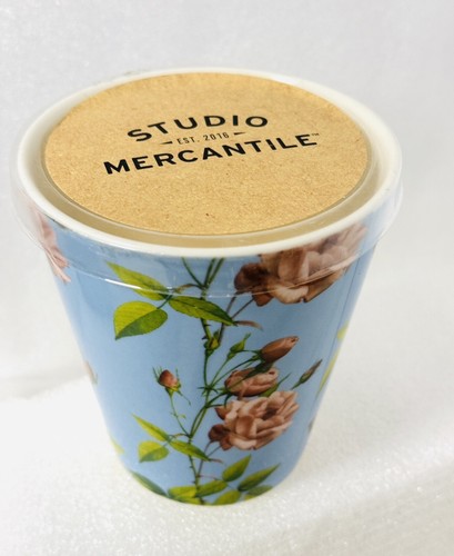 WAX LYRICAL Candle ceramic Floral Vase Cup New 5.5”